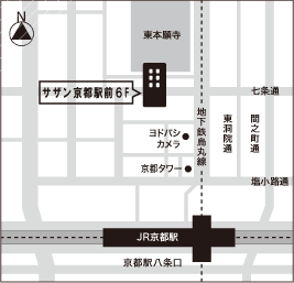 エンカレッジ京都MAP