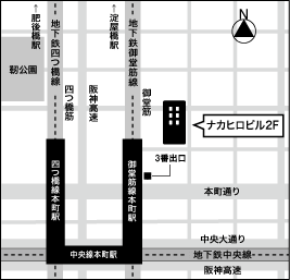 エンカレッジ大阪(本町)マップ