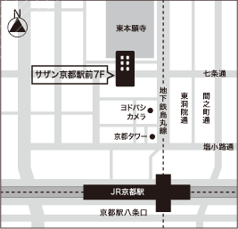 エンカレッジ京都(京都駅)マップ