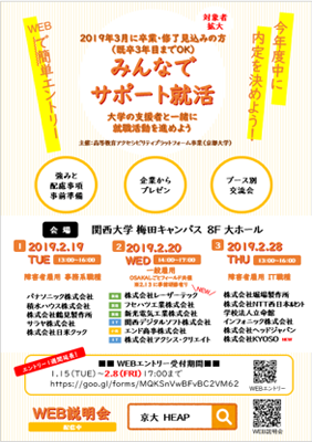 2018年度 みんなでサポート就活結果