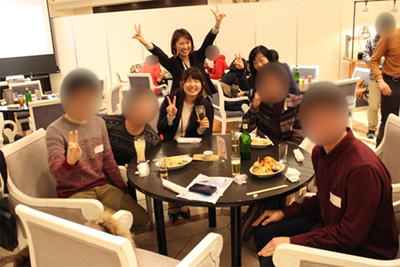 エンカレッジのスタッフもまじって