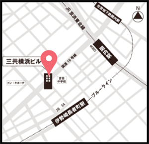 三共横浜ビルの地図