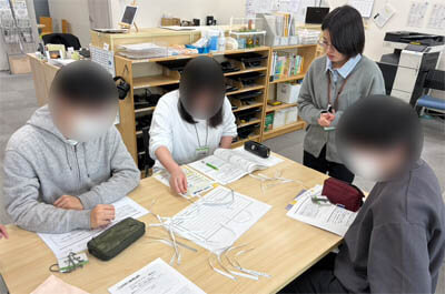 企業に送るメール文を組み立てるワーク